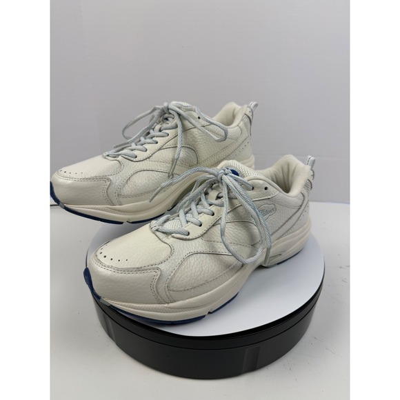 Dr Comfort Shoes - Dr Comfort White Leather Orthopedic Shoes for Custom Insoles Walking Women's 9 W